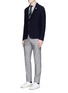 Figure View - Click To Enlarge - LARDINI - Cashmere knit soft blazer