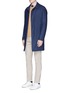 Figure View - Click To Enlarge - LARDINI - Reversible cashmere and shell coat