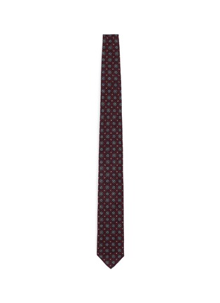 Main View - Click To Enlarge - LARDINI - Floral foulard print brushed cotton tie