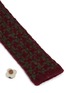 Detail View - Click To Enlarge - LARDINI - Houndstooth wool knit tie