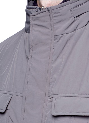 Detail View - Click To Enlarge - LARDINI - Reversible field jacket blazer