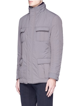 Front View - Click To Enlarge - LARDINI - Reversible field jacket blazer