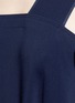 Detail View - Click To Enlarge - HELMUT LANG - Side tie crepe midi dress