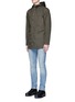 Front View - Click To Enlarge - TOPMAN - Teflon® twill parka