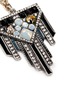 Detail View - Click To Enlarge - LULU FROST - 'Citadel' glass opal drop earrings