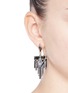 Figure View - Click To Enlarge - LULU FROST - 'Citadel' glass opal drop earrings