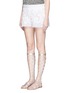 Front View - Click To Enlarge - LILA.EUGENIE - Macramé lace shorts