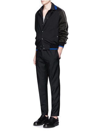 Figure View - Click To Enlarge - LANVIN - Contrast tipping teddy jacket