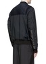 Back View - Click To Enlarge - LANVIN - Leather patch padded bomber jacket