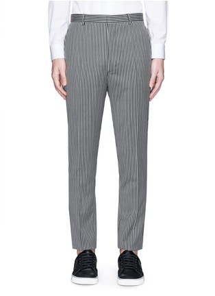 Main View - Click To Enlarge - LANVIN - Stripe wool twill pants