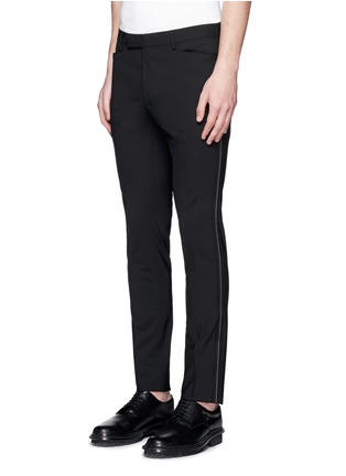 Front View - Click To Enlarge - LANVIN - 'D8' stitch seam wool slim pants