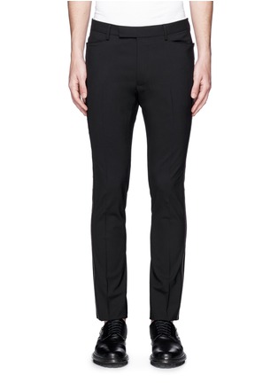 Main View - Click To Enlarge - LANVIN - 'D8' stitch seam wool slim pants