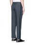 Back View - Click To Enlarge - LANVIN - Raw edge side trim wool pants