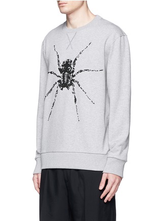 Front View - Click To Enlarge - LANVIN - Sequin spider embroidery sweatshirt