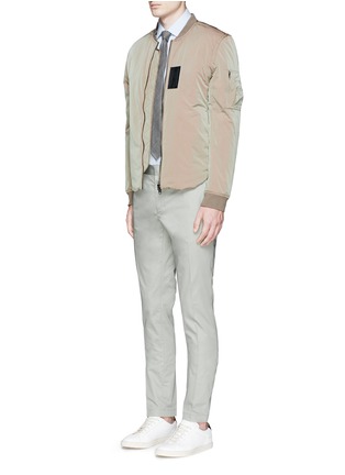 Figure View - Click To Enlarge - LANVIN - Cotton gabardine chinos