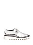 Main View - Click To Enlarge - STELLA MCCARTNEY - 'Odette' mirror eco leather monk strap shoes