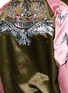 Detail View - Click To Enlarge - ALEXANDER MCQUEEN - Eagle embroidery satin bomber jacket