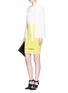 Figure View - Click To Enlarge - ALEXANDER MCQUEEN - Scalloped seam knit pencil skirt