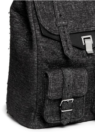 Detail View - Click To Enlarge - PROENZA SCHOULER - 'PS1' XL felt leather backpack