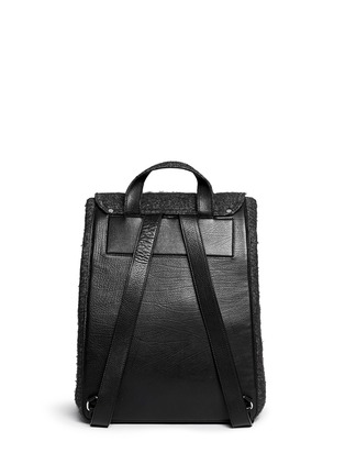 Back View - Click To Enlarge - PROENZA SCHOULER - 'PS1' XL felt leather backpack