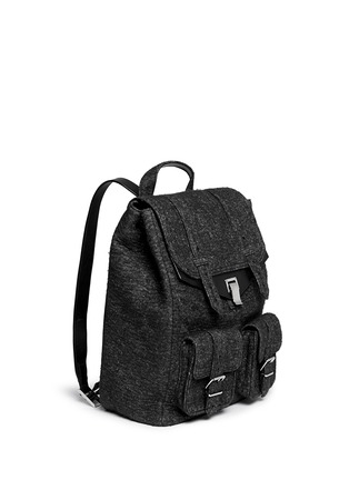 Front View - Click To Enlarge - PROENZA SCHOULER - 'PS1' XL felt leather backpack
