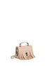 Front View - Click To Enlarge - PROENZA SCHOULER - 'PS1 Fringe' tiny leather satchel