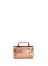Back View - Click To Enlarge - PROENZA SCHOULER - 'PS1' tiny metallic leather satchel