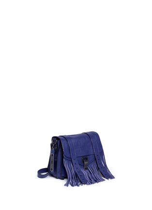Front View - Click To Enlarge - PROENZA SCHOULER - 'PS1 Fringe Pouch' leather satchel