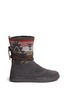 Main View - Click To Enlarge -  - Suede jacquard boots