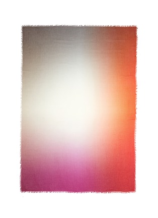 Main View - Click To Enlarge - FRANCO FERRARI - Degradé dip dye silk-modal scarf