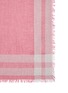 Detail View - Click To Enlarge - FRANCO FERRARI - Lurex border cotton-cashmere-silk scarf
