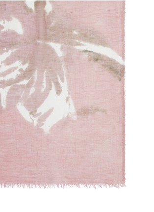 Detail View - Click To Enlarge - FRANCO FERRARI - 'Rieti' floral print modal-linen scarf