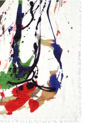 Detail View - Click To Enlarge - FRANCO FERRARI - 'Rieti' swirl splash print scarf