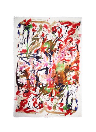 Main View - Click To Enlarge - FRANCO FERRARI - 'Rieti' swirl splash print scarf