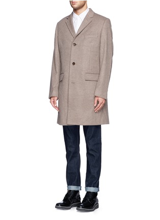 Front View - Click To Enlarge - J.CREW - 'Ludlow' topcoat in wool cashmere