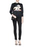 Figure View - Click To Enlarge - J BRAND - 'Luxe Sateen' super skinny jeans