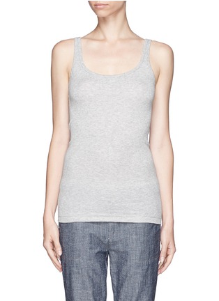 Main View - Click To Enlarge - VINCE - Cotton-blend tank top