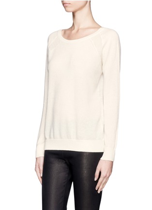 Front View - Click To Enlarge - VINCE - Bateau neck raglan sleeve pullover