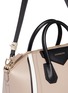 Detail View - Click To Enlarge - GIVENCHY - Antigona contrast trim medium leather satchel