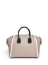 Back View - Click To Enlarge - GIVENCHY - Antigona contrast trim medium leather satchel