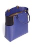 Detail View - Click To Enlarge - LANVIN - Partition two-tone leather tote
