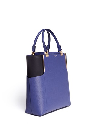 Figure View - Click To Enlarge - LANVIN - Partition two-tone leather tote