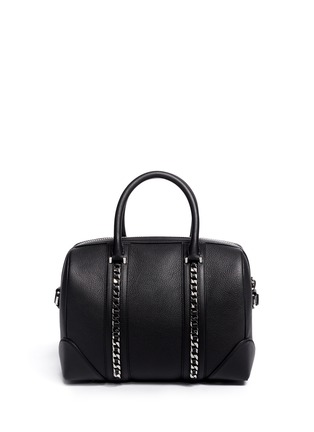 Back View - Click To Enlarge - GIVENCHY - Lucrezia medium chain leather duffle