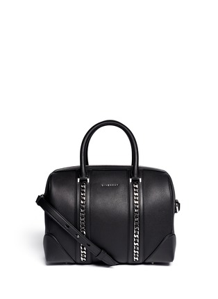 Main View - Click To Enlarge - GIVENCHY - Lucrezia medium chain leather duffle