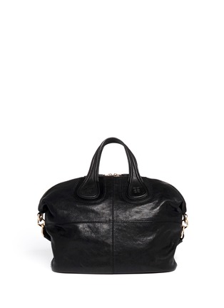 Main View - Click To Enlarge - GIVENCHY - Nightingale medium leather satchel