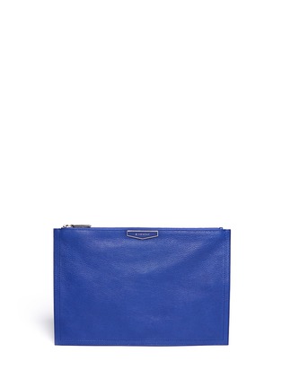 Main View - Click To Enlarge - GIVENCHY - Antigona leather flat zip pouch