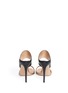 Back View - Click To Enlarge - GIANVITO ROSSI - 'Diane' metallic leather mules