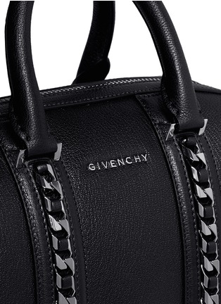 Detail View - Click To Enlarge - GIVENCHY - 'Lucrezia' mini chain leather duffle