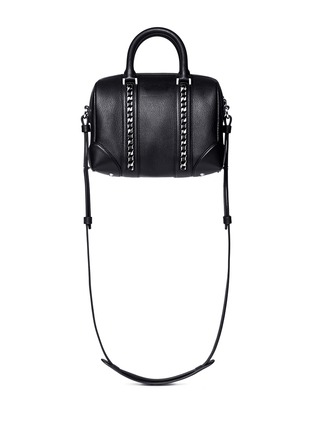 Back View - Click To Enlarge - GIVENCHY - 'Lucrezia' mini chain leather duffle