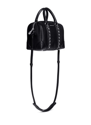 Figure View - Click To Enlarge - GIVENCHY - 'Lucrezia' mini chain leather duffle